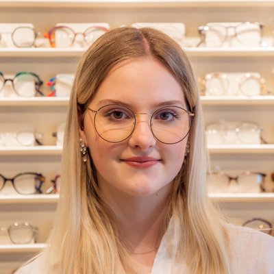 Lara Noll, Auszubildende 3. Lehrjahr Augenoptikerin EFZ